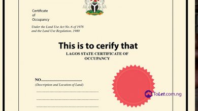 Photo of Certificate of occupancy